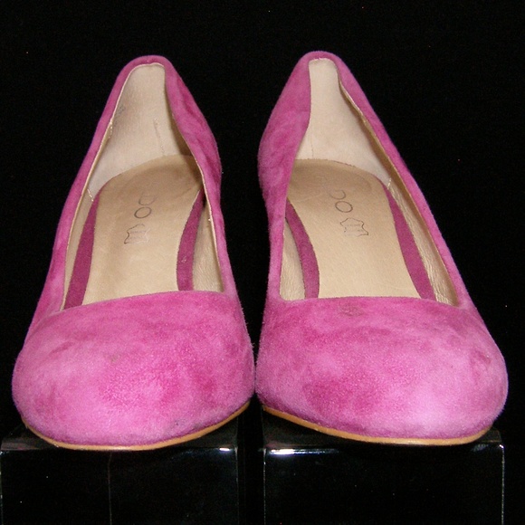 ALDO purple suede almond toe pump heels 7.5 EU 38 - Picture 3 of 8